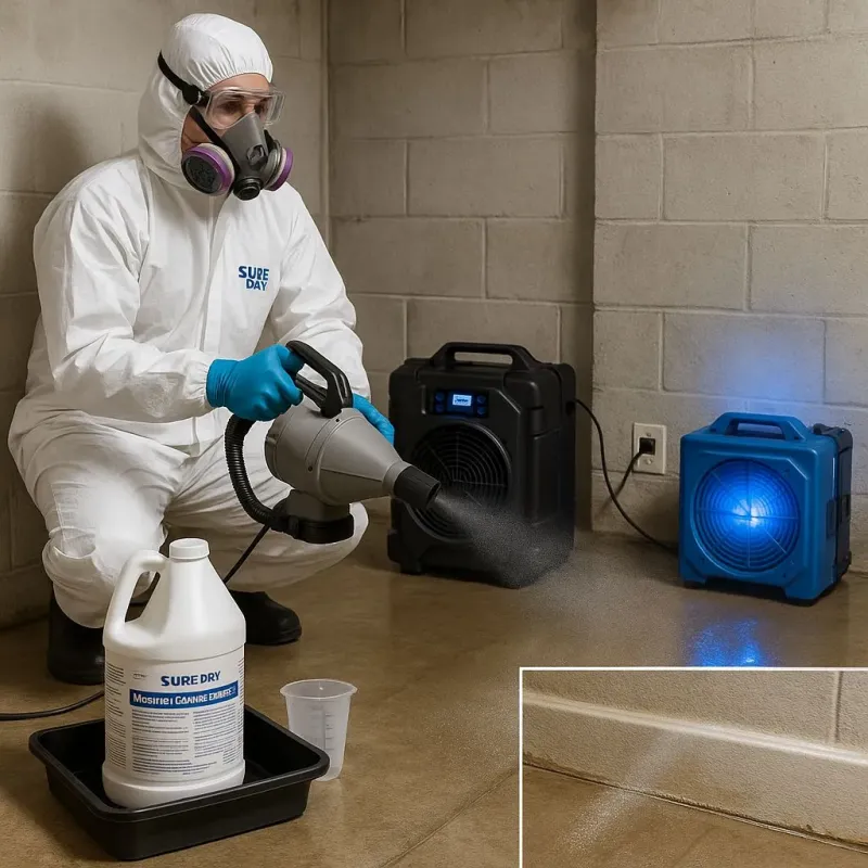 Sanitization and Odor Removal process in Meadow Vista, CA