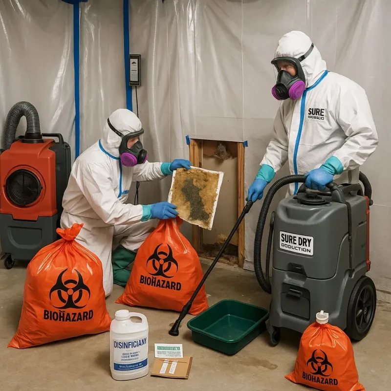 Contaminated Water Handling Protocols process in Meadow Vista, CA