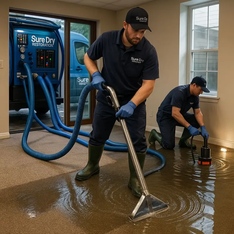 Water Extraction and Removal process in Meadow Vista, CA